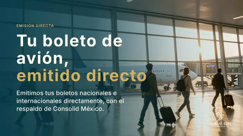 Video de emisión directa: tu boleto de avión, emitido directo
