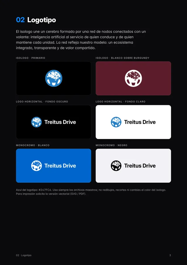 Manual: versiones del logotipo